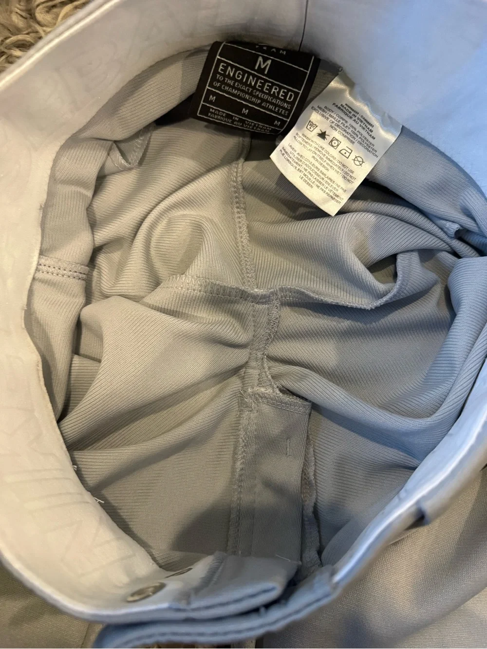 Nike Kids Light Gray Baseball Pants  with Black Swoosh